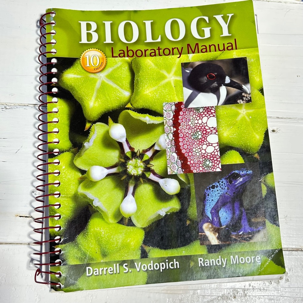 Biology Laboratory Manual 10th Edition Vodopich Moore McGraw Hill Spiral‎ Bound